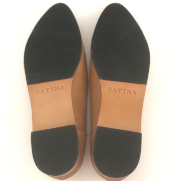 PORTLAND LEATHER PATINA Pointed Toe Leather Loafers Flats Dune Women’s Size 9 - Picture 12 of 16